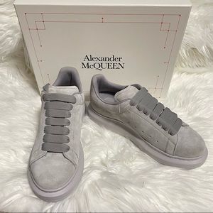 Alexander McQueen Suede Oversized Sneakers 38.5